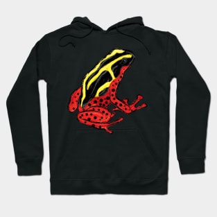 Artwork of a Poison Dart Frog XIII Hoodie